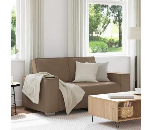 Mīļotāju Dīvāns Cappuccino 120 Cm Mākslīgā Āda Vidaxl