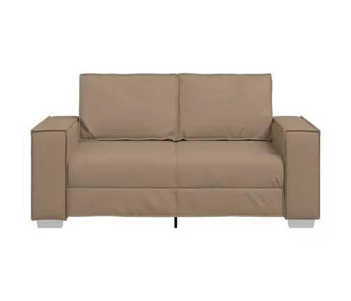 Mīļotāju Dīvāns Cappuccino 120 Cm Mākslīgā Āda Vidaxl