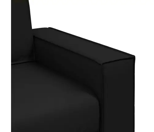 Diivan-Tool Padjaga Must 160 X 78 X 84 Cm Kunstnahk