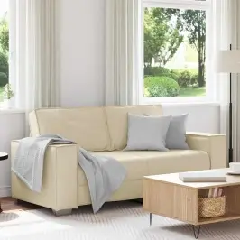 Dīvānkrēsls Ar Spilvenu Krēmkrāsa 180 X 78 X 84 Cm Mākslīgā Āda Vidaxl Dīvānkrēsls Ar Spilvenu Krēmkrāsa 180 X 78 X 84 Cm Mākslīgā Āda Vidaxl