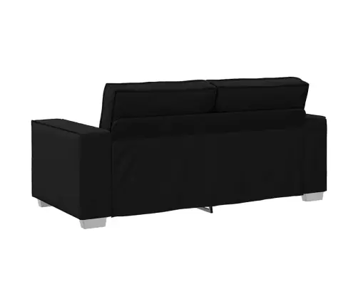 Diivan-Tool Padjaga Must 180 X 78 X 84 Cm Kunstnahk