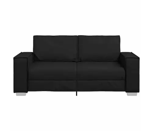 Diivan-Tool Padjaga Must 180 X 78 X 84 Cm Kunstnahk