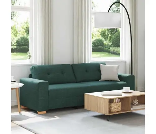 3-Vietīgs Dīvāns Tumši Zaļš, 180 Cm, Audums Vidaxl