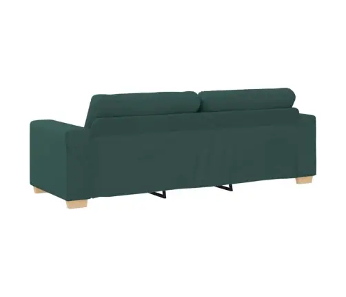 3-Vietīgs Dīvāns Tumši Zaļš, 180 Cm, Audums Vidaxl