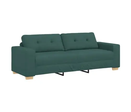 3-Vietīgs Dīvāns Tumši Zaļš, 180 Cm, Audums Vidaxl