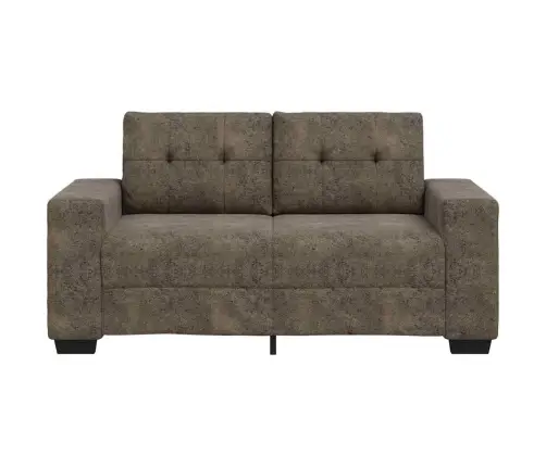 Divvietīgais Dīvāns Tumši Pelēks 120 Cm Mākslīgā Āda Vidaxl