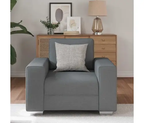 Tumši Pelēks Dīvāna Krēsls, 59 Cm Audums Vidaxl