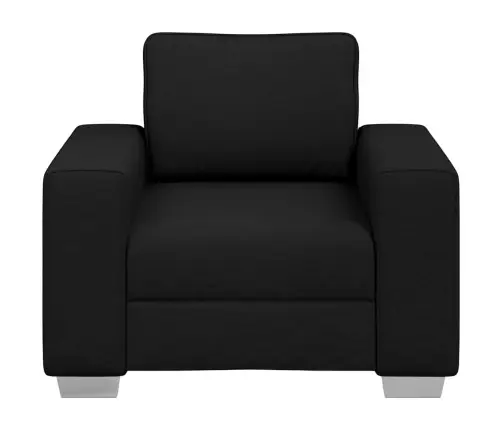 Melns Auduma Atzveltnes Krēsls 59 Cm Vidaxl