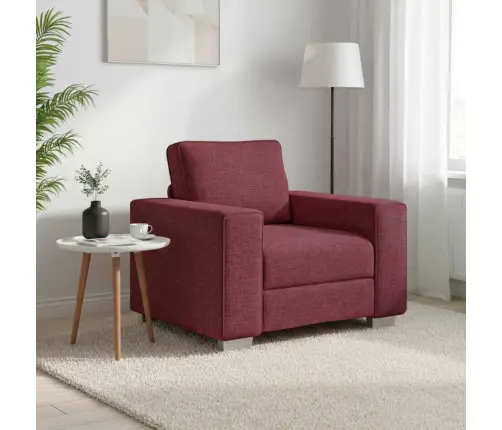 Dīvāna Krēsls Vīna Sarkans - 59 Cm Audums Vidaxl