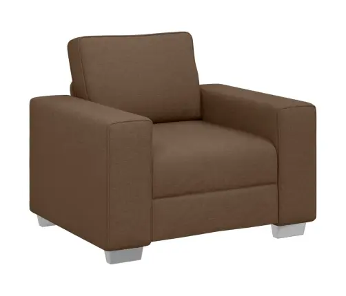 Brūns Auduma Sofas Krēsls 59 Cm Vidaxl