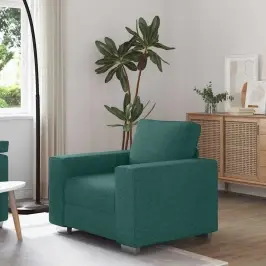 Dīvāns Tumši Zaļš 100 X 77 X 82 Cm Audums Vidaxl