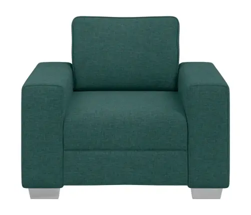 Tumši Zaļš Dīvāna Krēsls - 59 Cm, Audums Vidaxl