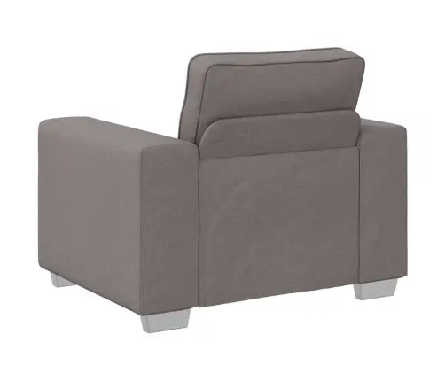 Atzveltnes Krēsls Taupe Krāsā - 59 Cm Audums Vidaxl