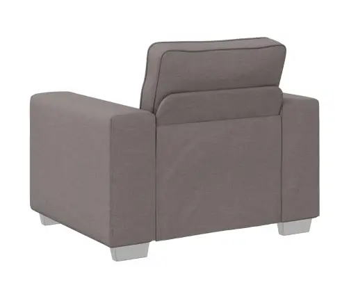 Atzveltnes Krēsls Taupe Krāsā - 59 Cm Audums Vidaxl