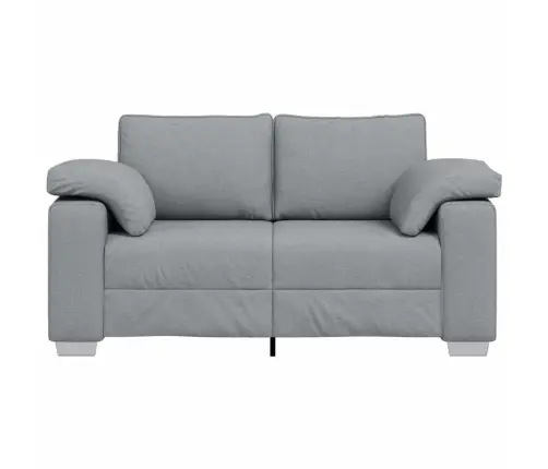 Dīvāns Ar Spilvenu Gaiši Pelēka 160 X 77 X 82 Cm Audums Vidaxl