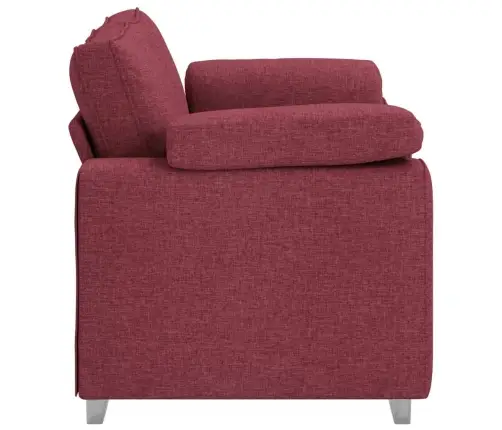 Sofa Vyno Raudona 160 X 77 X 82 Cm Audinys