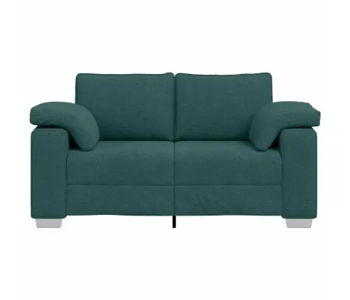 Dīvāns Ar Spilvenu Tumši Zaļš 160 X 77 X 82 Cm Audums Vidaxl