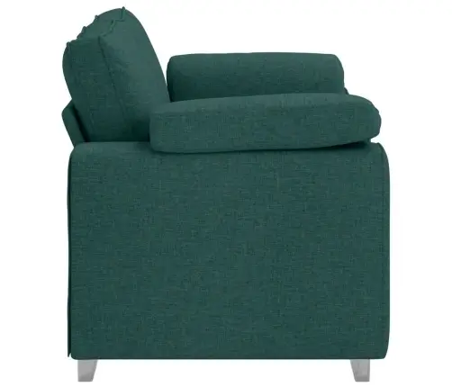 Dīvāns Ar Spilvenu Tumši Zaļš 160 X 77 X 82 Cm Audums Vidaxl