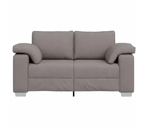 Dīvāns Pelēkbrūna 160 X 77 X 82 Cm Audums Vidaxl