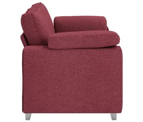 Dīvāns Ar Spilvenu Vīnsarkans 180 X 77 X 82 Cm Audums Vidaxl