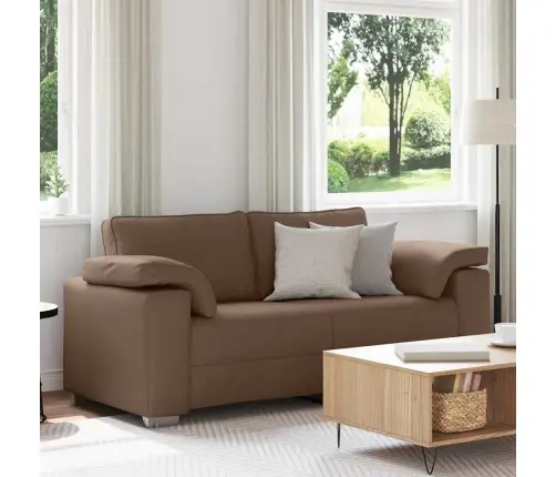 Dīvāns Ar Spilvenu Brūna 180 X 77 X 82 Cm Audums Vidaxl