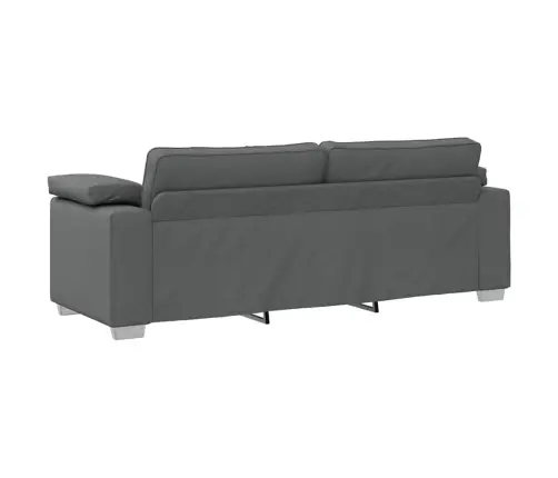 Sofa Su Pagalve Tamsiai Pilka 219 X 77 X 82 Cm Audinys