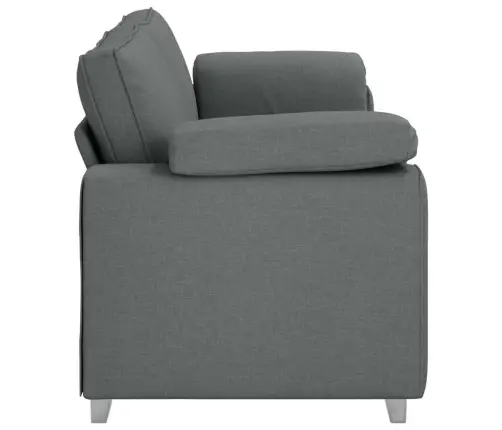 Sofa Su Pagalve Tamsiai Pilka 219 X 77 X 82 Cm Audinys