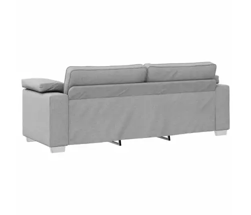 3 Vietīgs Dīvāns Gaiši Pelēks, 178 Cm, Audums Vidaxl