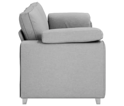 3 Vietīgs Dīvāns Gaiši Pelēks, 178 Cm, Audums Vidaxl