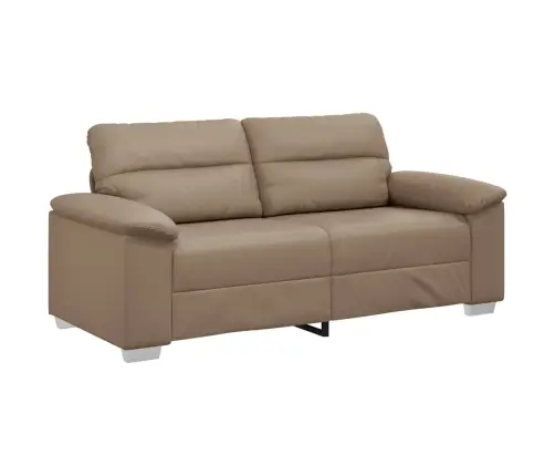 Divvietīgs Dīvāns, Kapučīno, 140 Cm, Mākslīgā Āda Vidaxl