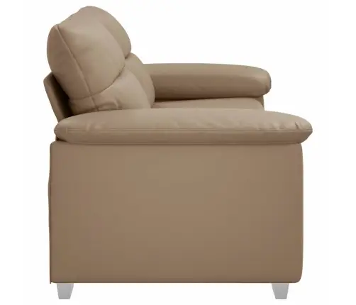 Divvietīgs Dīvāns, Kapučīno, 140 Cm, Mākslīgā Āda Vidaxl