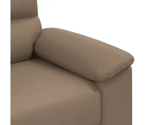 Divvietīgs Dīvāns, Kapučīno, 140 Cm, Mākslīgā Āda Vidaxl