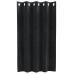 Užuolaidos Su Užuolaidomis 2 Pcs Juoda 140 X 140 Cm Aksomas