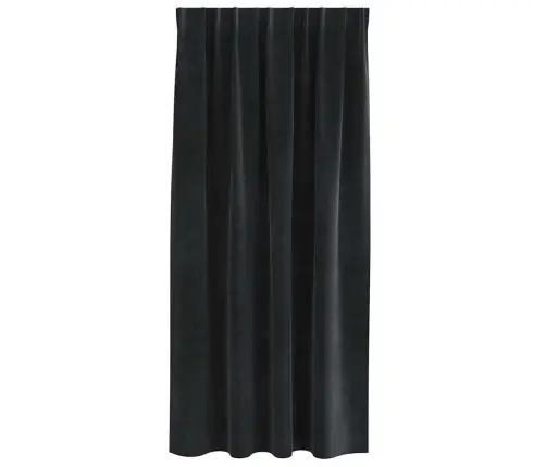 Melnuma Aizkaru Komplekts Ar Augšējo Lenti 2 Gabali Melna Samta Vidaxl Melnuma Aizkaru Komplekts Ar Augšējo Lenti 2 Gabali Melna Samta Vidaxl