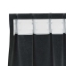 Kardinaid Kardinatega 2 Pcs Must 140 X 260 Cm Samet
