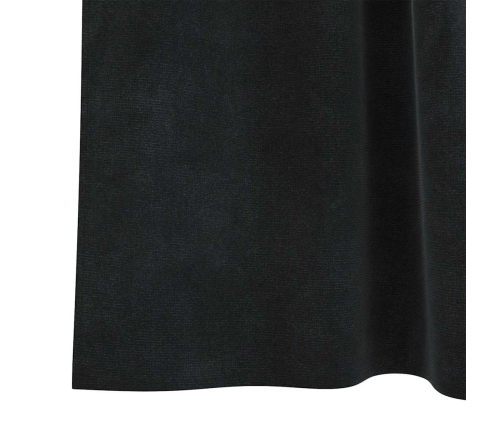 Kardinaid Kardinatega 2 Pcs Must 140 X 260 Cm Samet