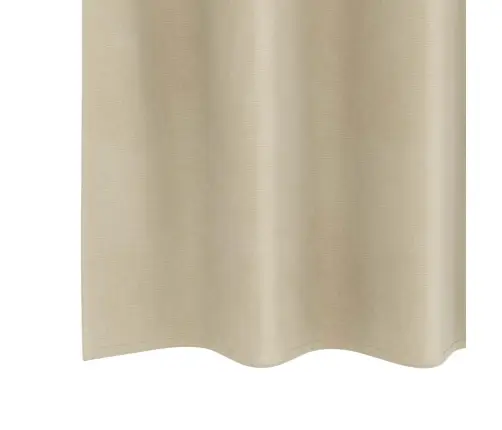 Užuolaidos Su Užuolaidomis 2 Pcs Kreminė 140 X 175 Cm Aksomas