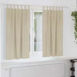 Kardinaid Kardinatega 2 Pcs Cream 140 X 175 Cm Samet