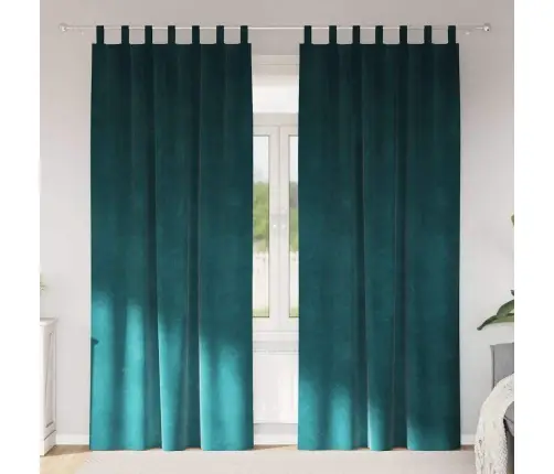 Kardinaid Kardinatega 2 Pcs Tumeroheline 140 X 260 Cm Samet Kardinaid Kardinatega 2 Pcs Tumeroheline 140 X 260 Cm Samet