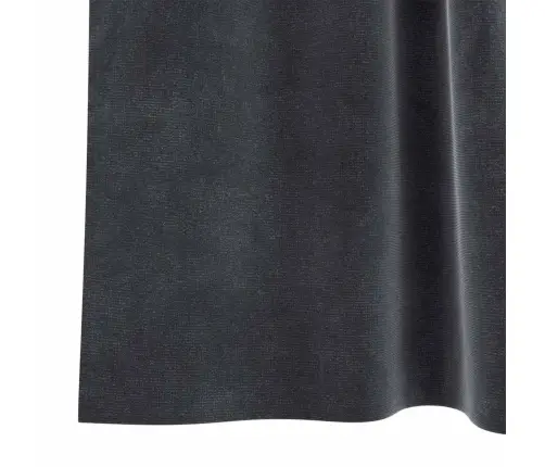 Melnais Aizkaru Komplekts Ar Karbīšiem 2 Gab Dark Grey Samts Vidaxl