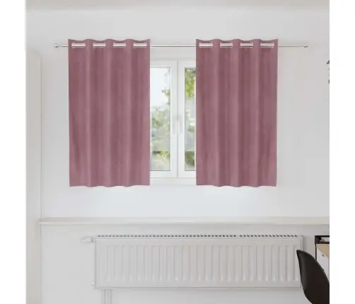 Kardinaid Kardinatega 2 Pcs Tume Roosa 140 X 140 Cm Samet Kardinaid Kardinatega 2 Pcs Tume Roosa 140 X 140 Cm Samet