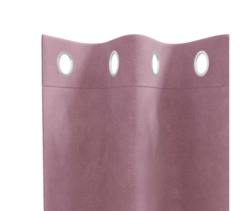 Melni Aizkari Ar Acīm 2 Gab Dark Pink Velvet Vidaxl