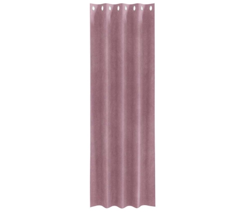 Melni Aizkari Ar Acīm 2 Gab Dark Pink Velvet Vidaxl
