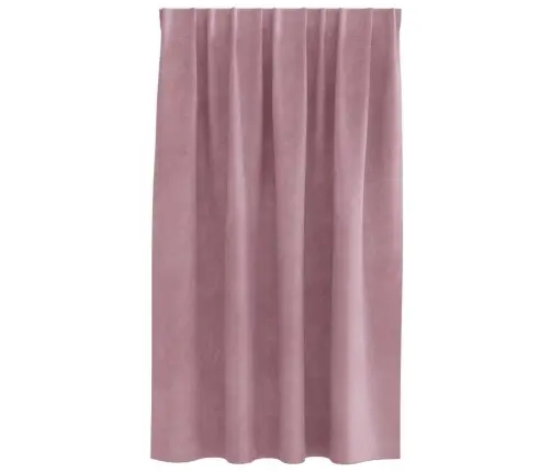 Aptumšojošie Aizkari 2 Pcs Tumšs Rozā 140 X 140 Cm Samts Vidaxl