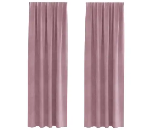 Pimendavad Kardinad 2 Pcs Tumepink 140 X 260 Cm Samet