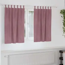 Kardinaid Kardinatega 2 Pcs Tume Roosa 140 X 140 Cm Samet
