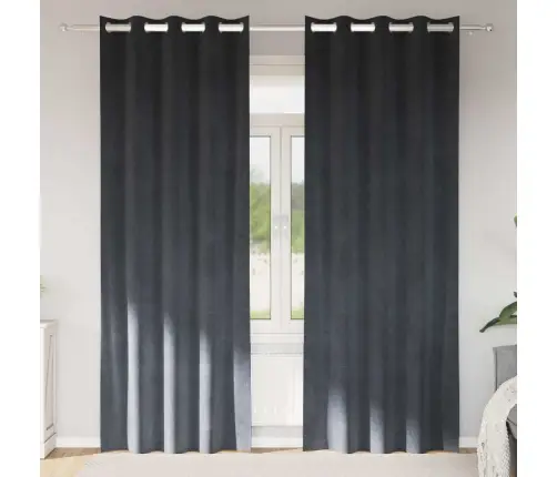 Pimendavad Kardinad 2 Pcs Helehall 140 X 260 Cm Samet