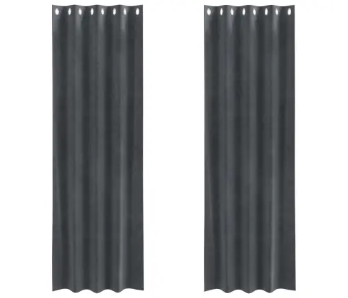 Pimendavad Kardinad 2 Pcs Helehall 140 X 260 Cm Samet