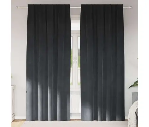 Pimendavad Kardinad 2 Pcs Helehall 140 X 260 Cm Samet