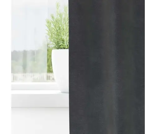 Užtemdymo Užuolaidos 2 Pcs Šviesiai Pilka 140 X 245 Cm Aksomas